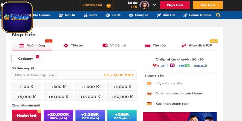 Chuyển khoản ngân hàng nhanh chóng 