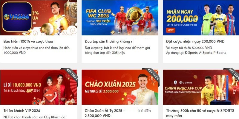 Điểm qua các sự kiện ưu đãi hấp dẫn chưa từng có