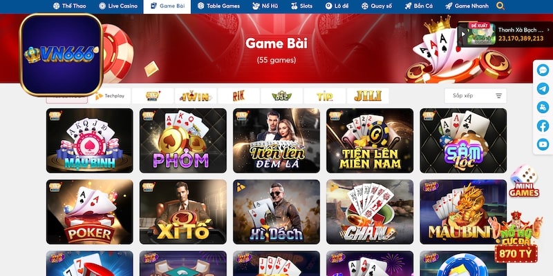 Game bài VN666 đẳng cấp