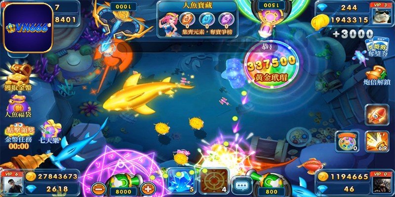 Mục tiêu hiếm trong game bắn cá